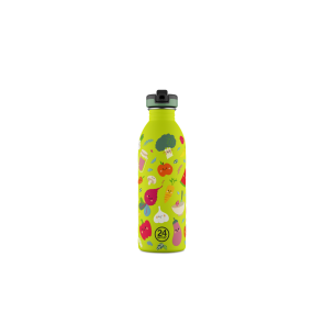24Bottles Kids Urban 500ml rozsdamentes acél kulacs, Veggie Friends
